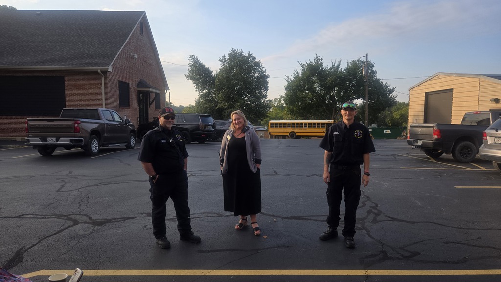 Students and Staff on the first day of school