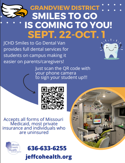 Smiles to Go Mobile Dental Van flyer