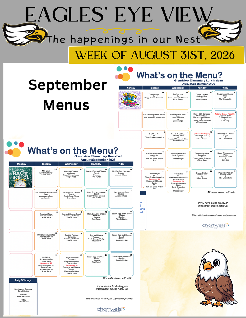 Newsletter page 4 menus