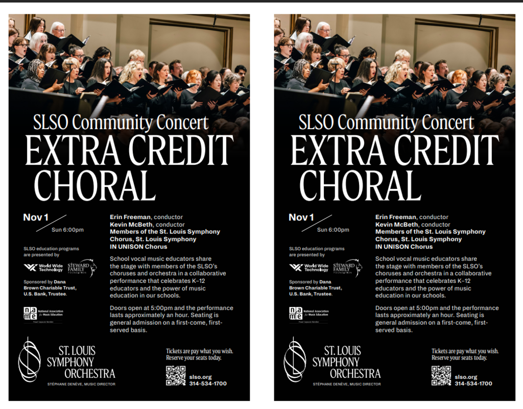 SLSo Community Concert Extra Credit