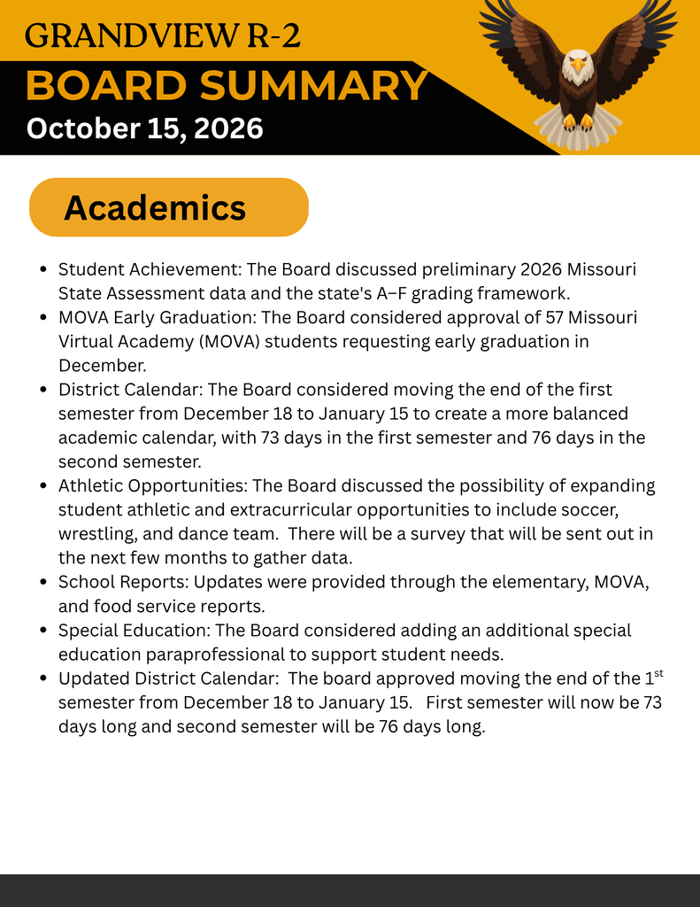 Black and Gold Board Summary page 1 