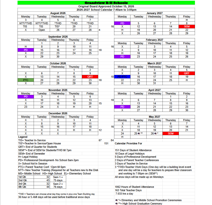 10-15-2026 Board calendar 