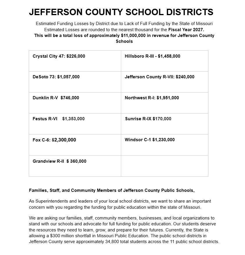 Jefferson County Letter Page 1