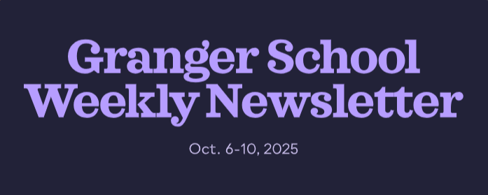Granger School Weekly Newsletter (Sep. 6-10, 2025)