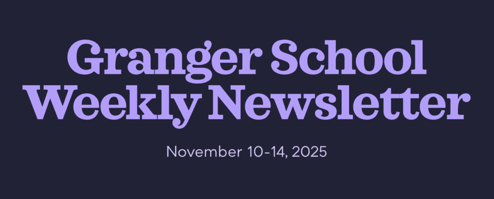 Granger School Weekly Newsletter (Nov. 10-14, 2025)