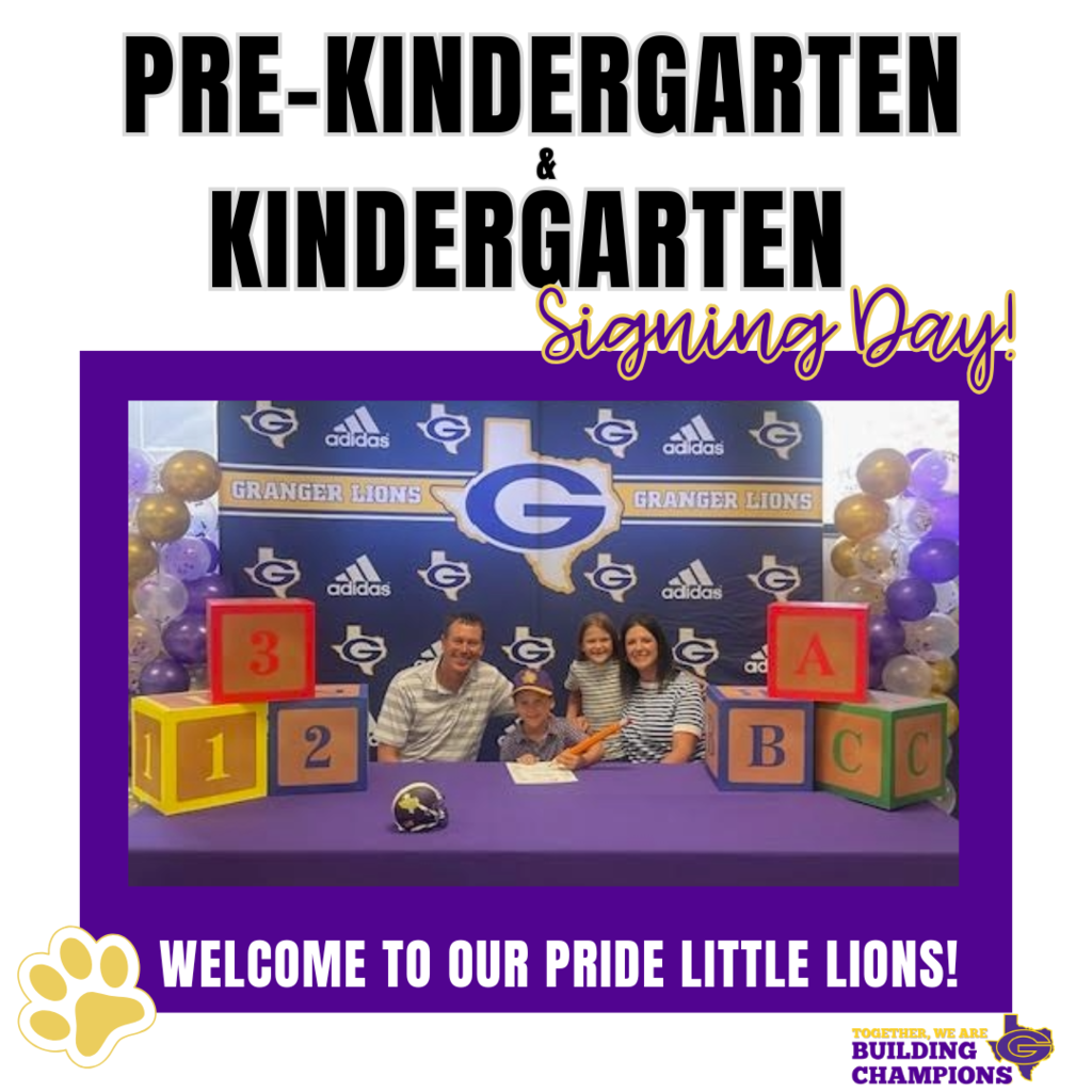 Kinder Signing Day