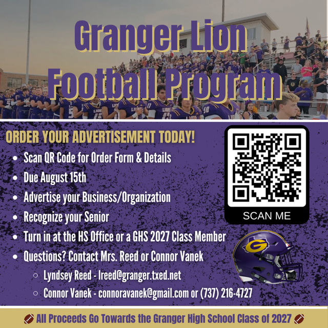 Football Program Flyer