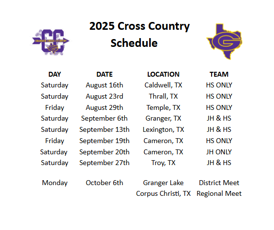 2025 schedule