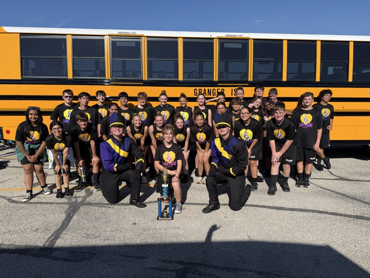 Granger Band after receiving the 2nd place trophy!