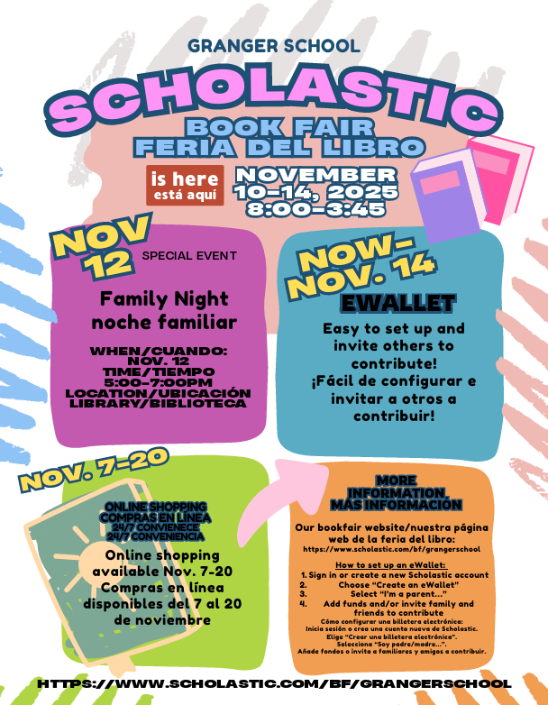 2025 GISD Book Fair Flyer