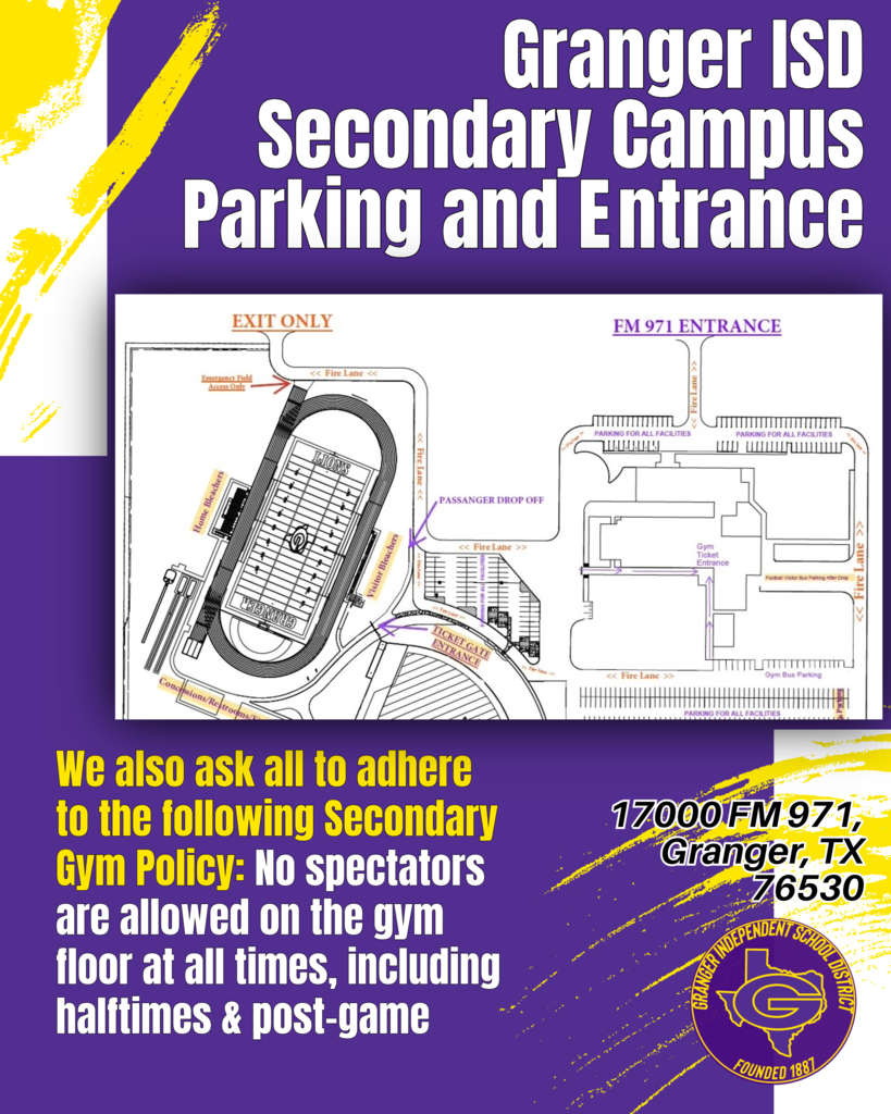 GISD Secondary Campus Parking and Entrance