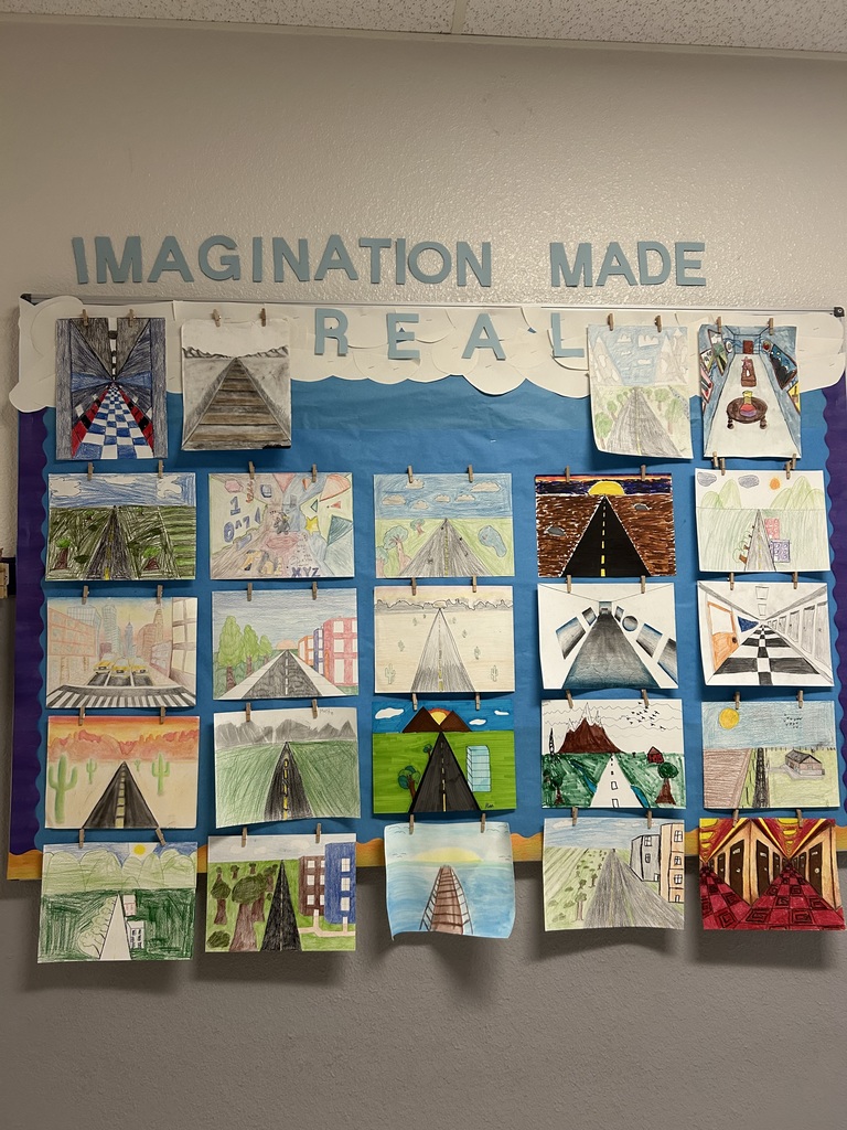 Perspective artwork displayed