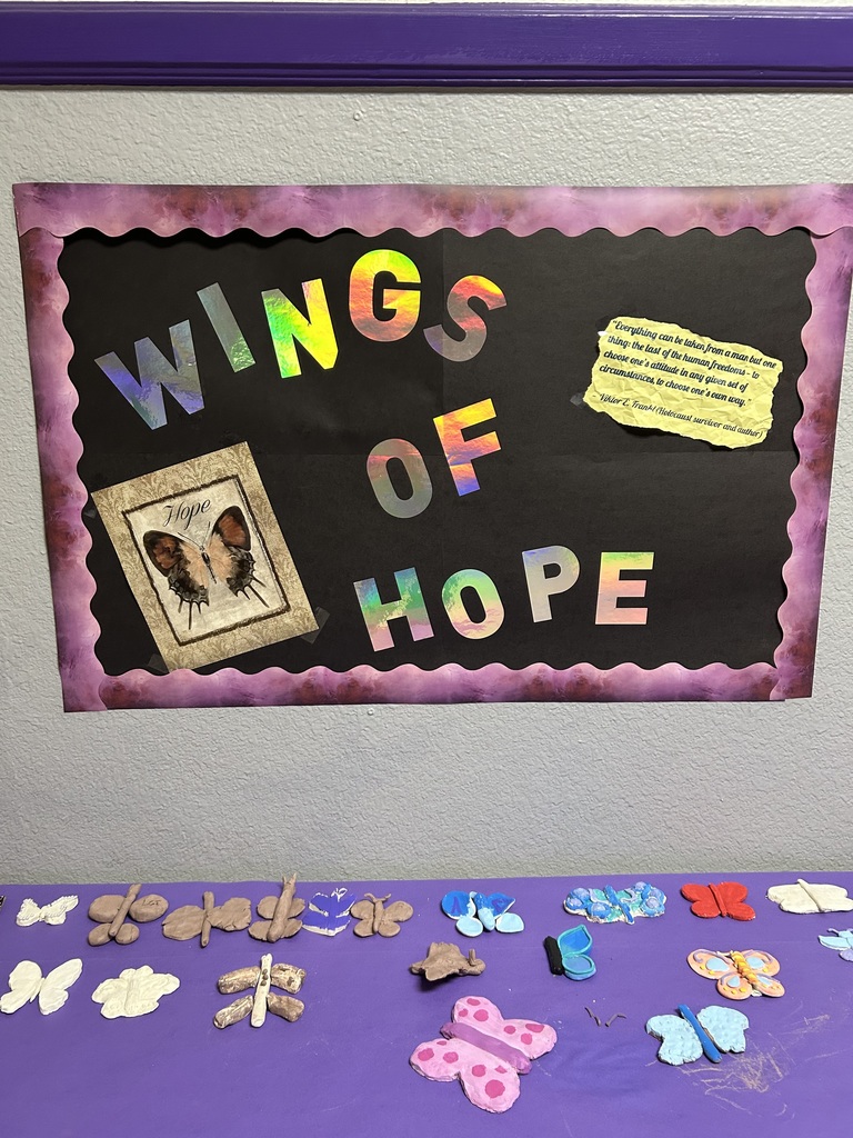 Wings of Hope display
