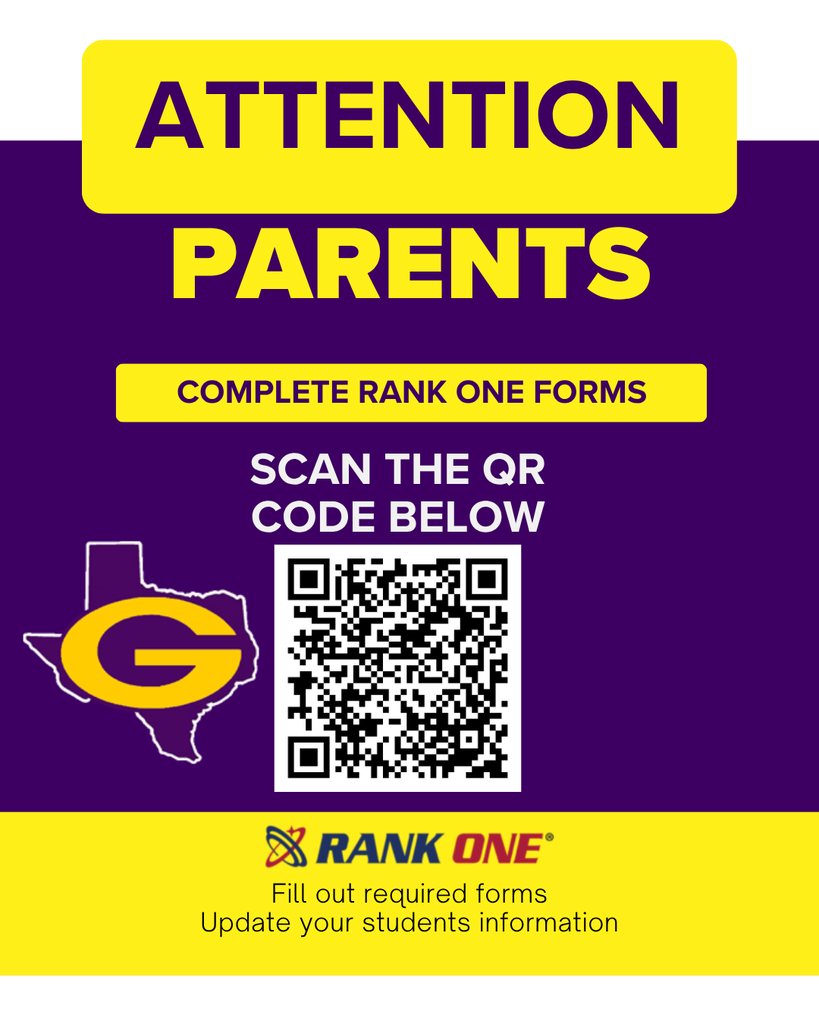 Attention: Athletics Parents - Please update info in Rank One