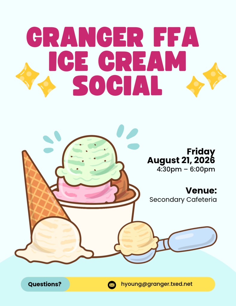 Granger FFA Ice Cream Social