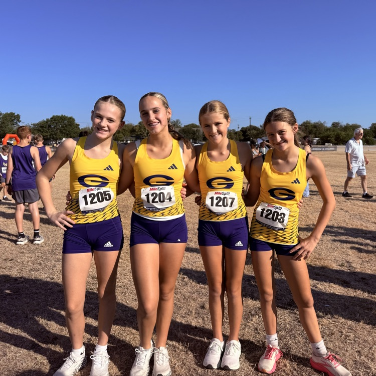 Junior high girls cross country at McGregor 