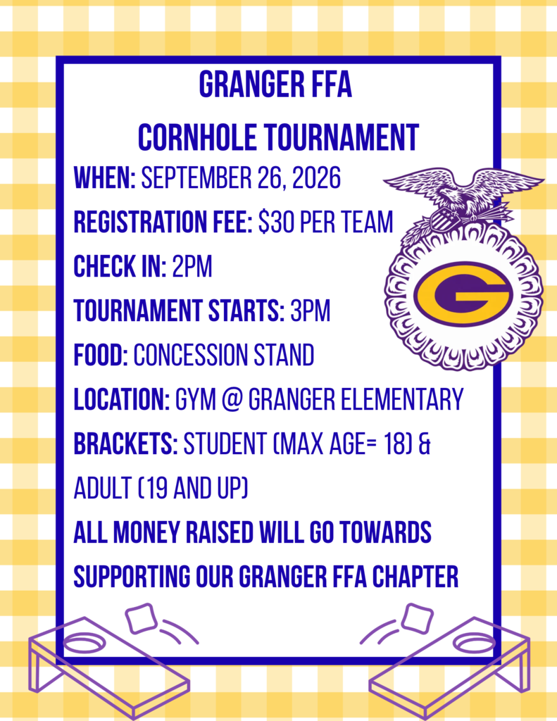 Granger FFA Cornhole Tournament