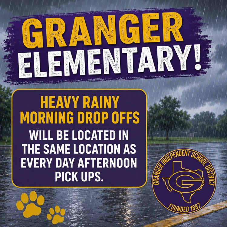 Elementary Heavy Rainy Morning Drop Off