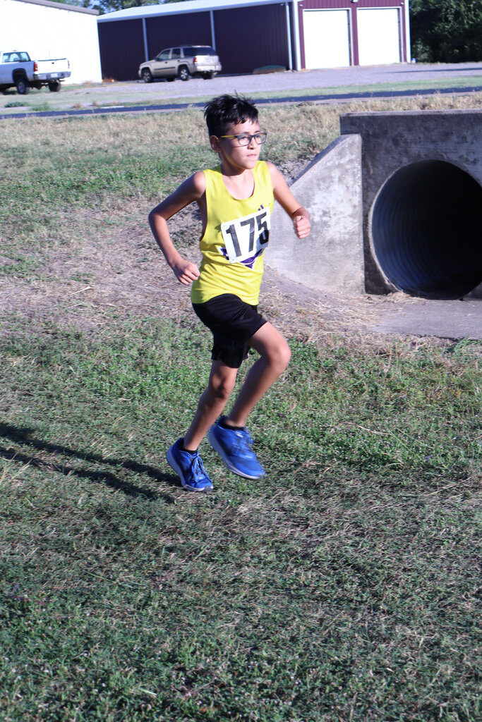 AJ Garcia in the 3 mile JV Race