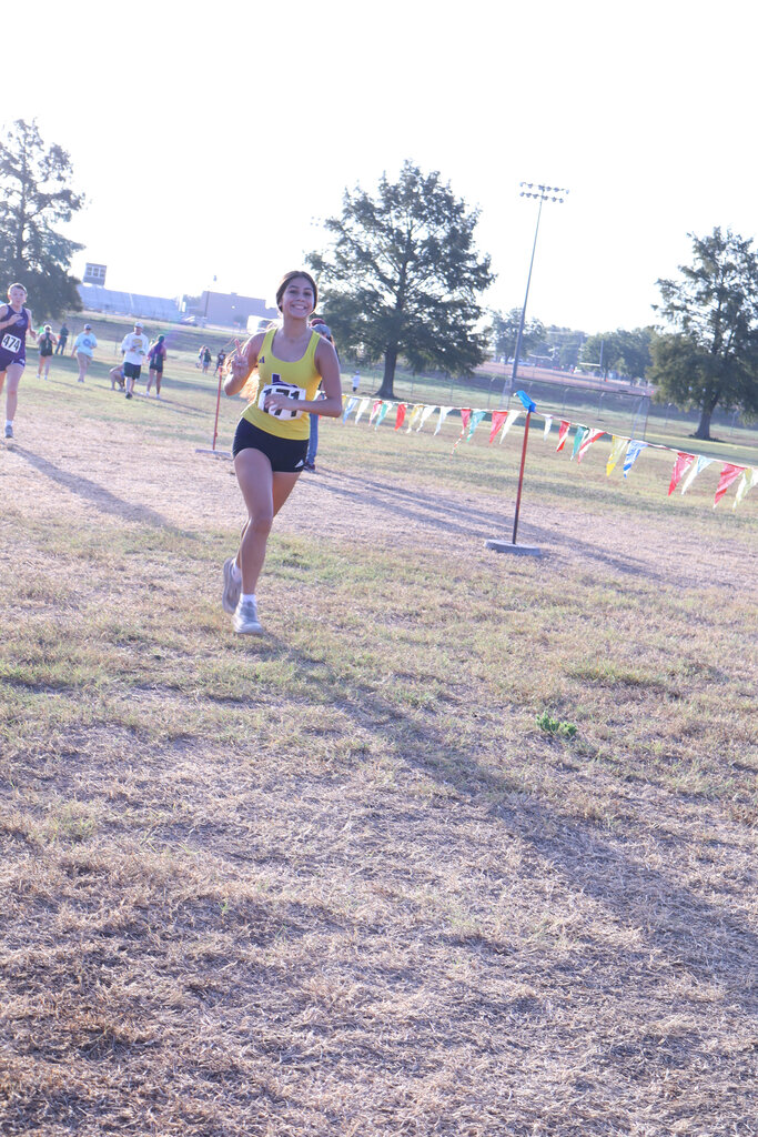Carli Smiling her way to the finish