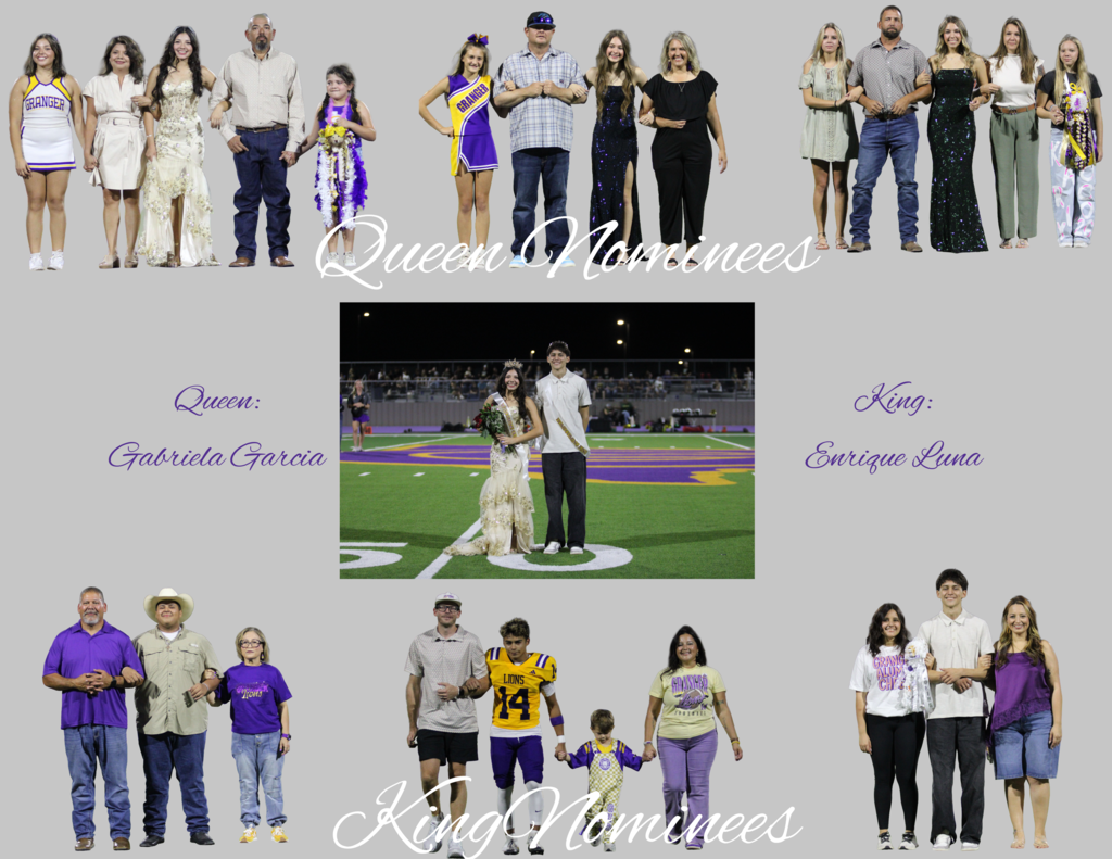 King and Queen nominees and winner