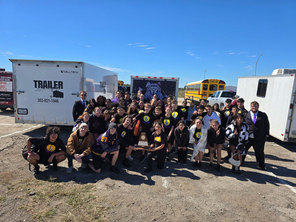 Granger Band after qualifying for UIL Area