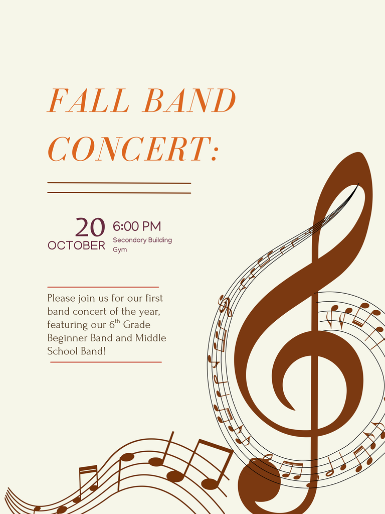 Band Concert Flyer