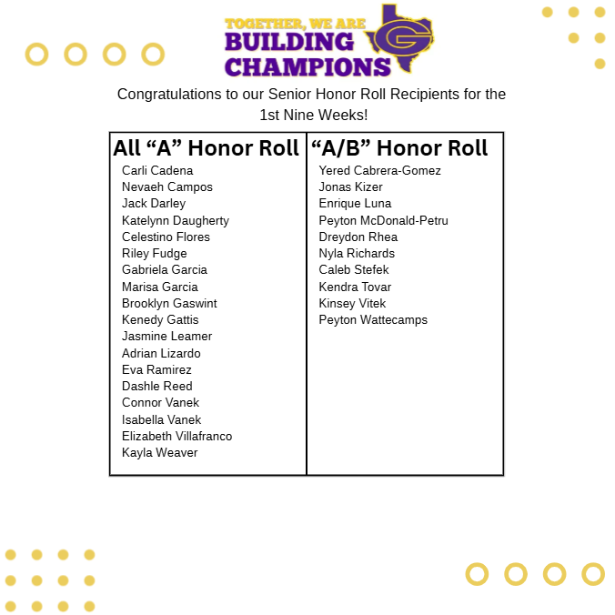 Honor Roll
