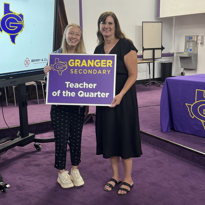 Secondary Teacher of the Quarter - Rilae Crow-Kruse