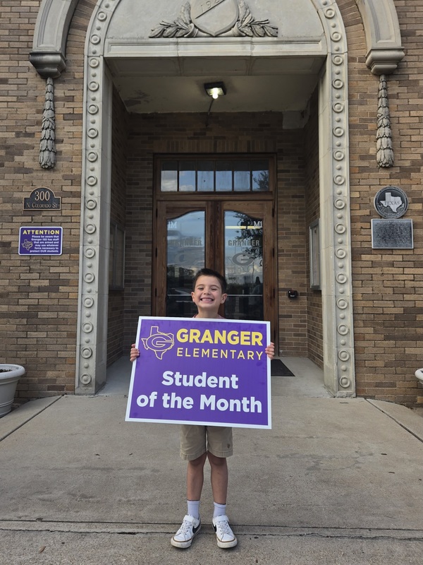 Noah P. - GISD March 2026 Student of the Month