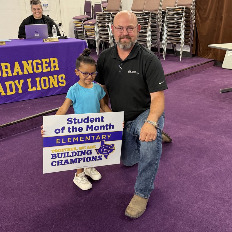 Evangeline F. - GISD April 2026 Student of the Month