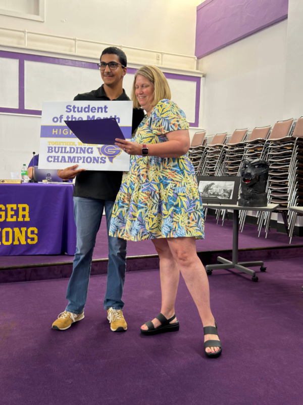 Onasis M. - GISD May 2026 Student of the Month