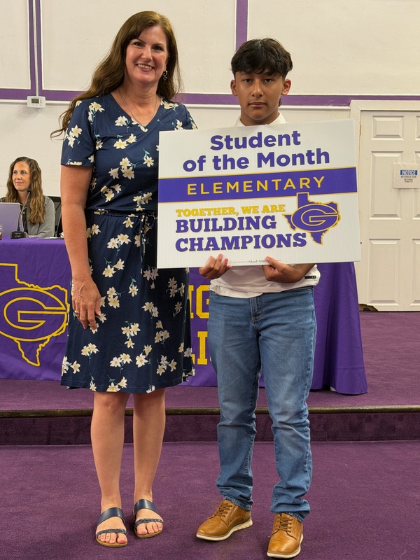 Francisco E.O. - GISD May 2026 Student of the Month