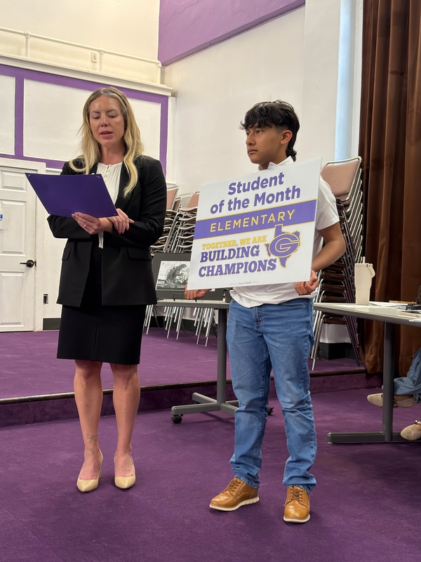 Francisco E.O. - GISD May 2026 Student of the Month