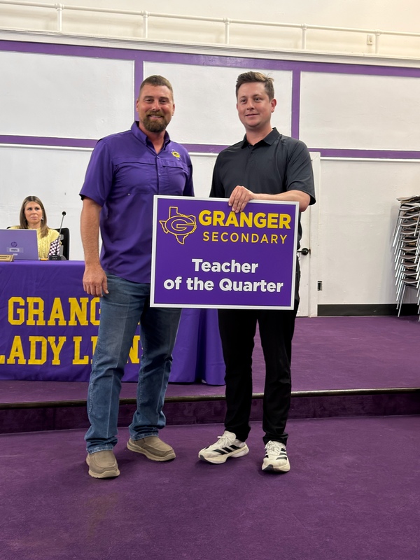 Secondary Teacher of the Quarter - Cal Smith