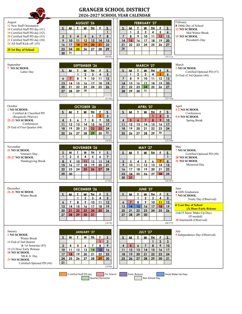2026-27 SY Calendar