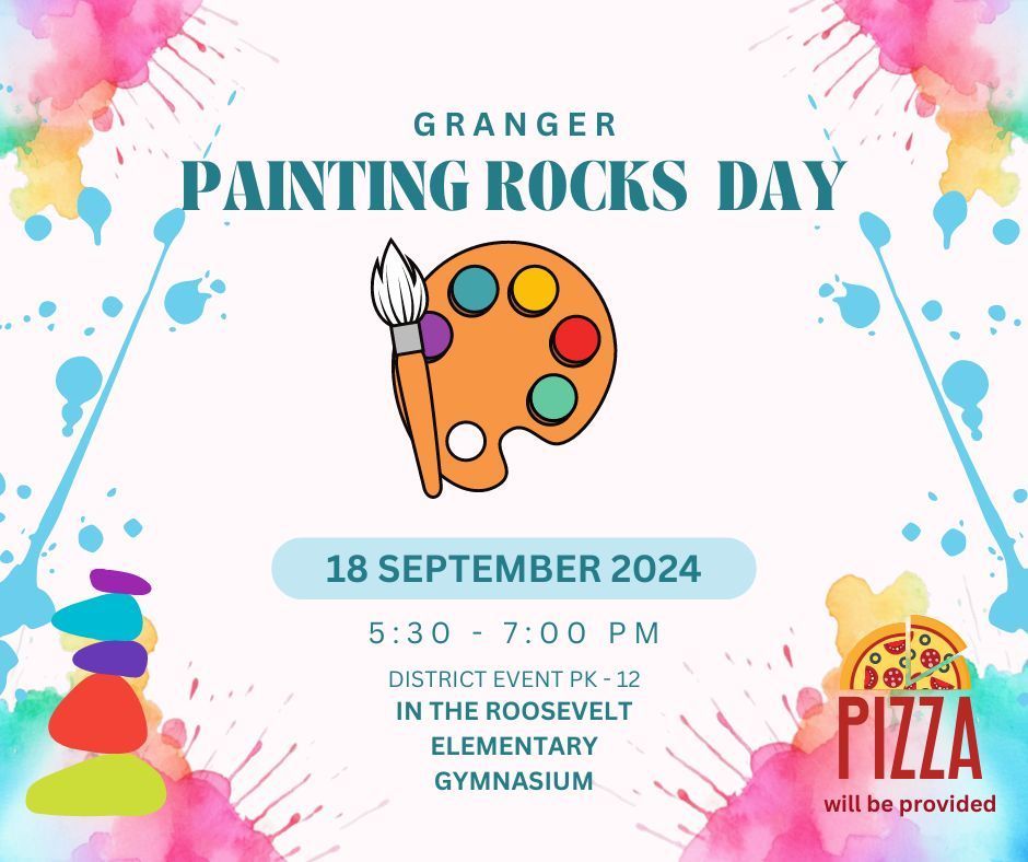 Granger Rocks day flyer 9/18/24 at 5:30 at RES
