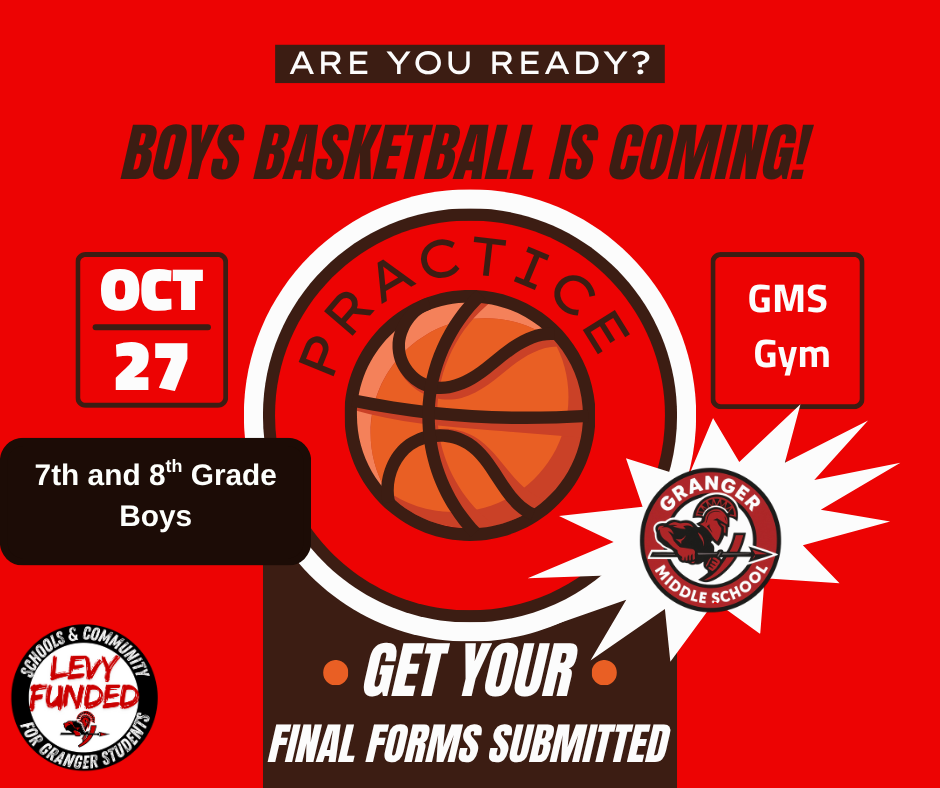GMS Boys Basketball practice starts October 27