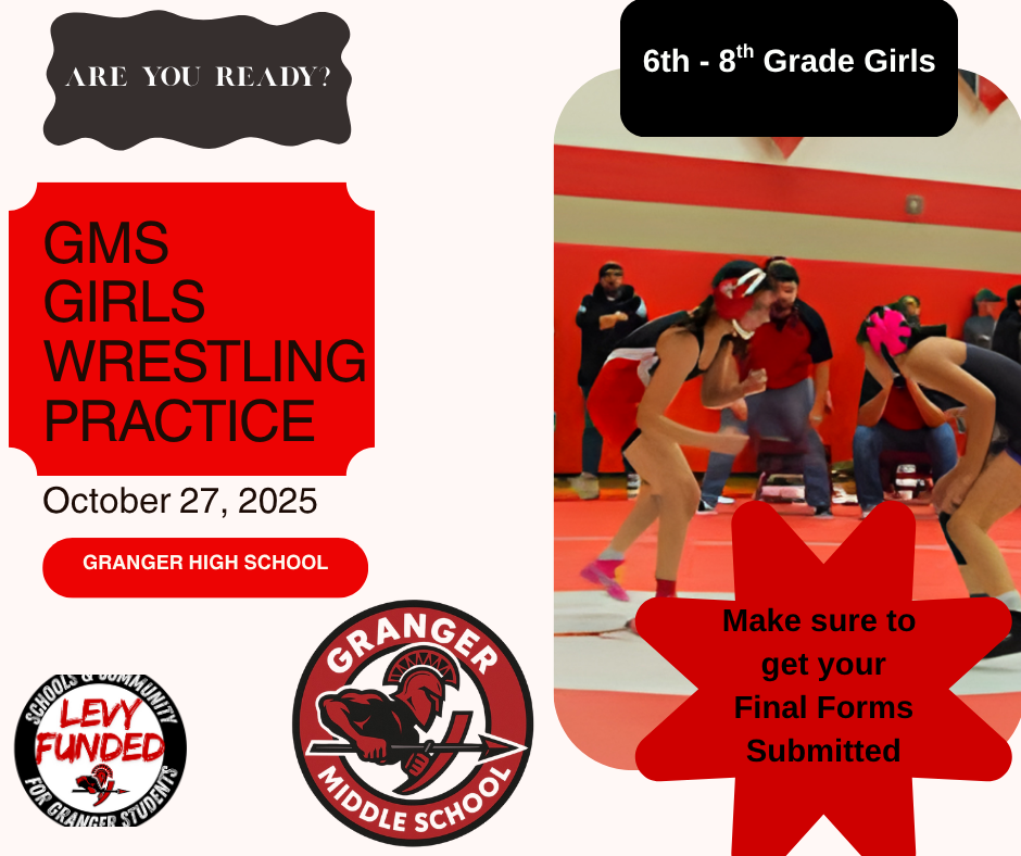 GMS Girls Wrestling Practice starts October 27