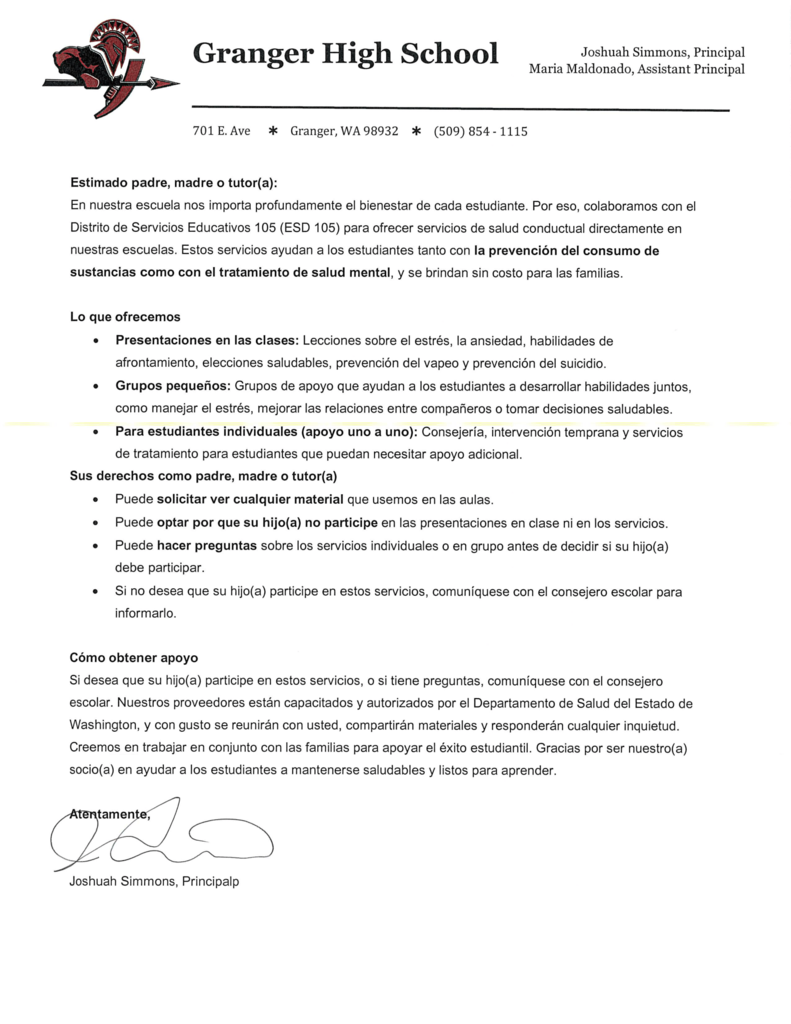 GHS servicios de salud conductual