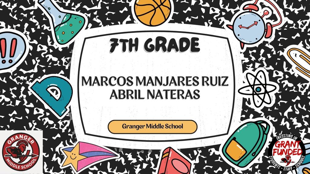 7th Grade Spartans of the Month for October