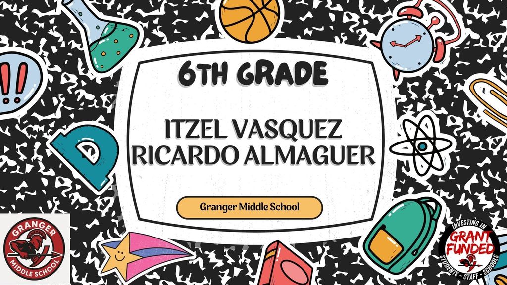 6th Grade Spartans of the Month for October