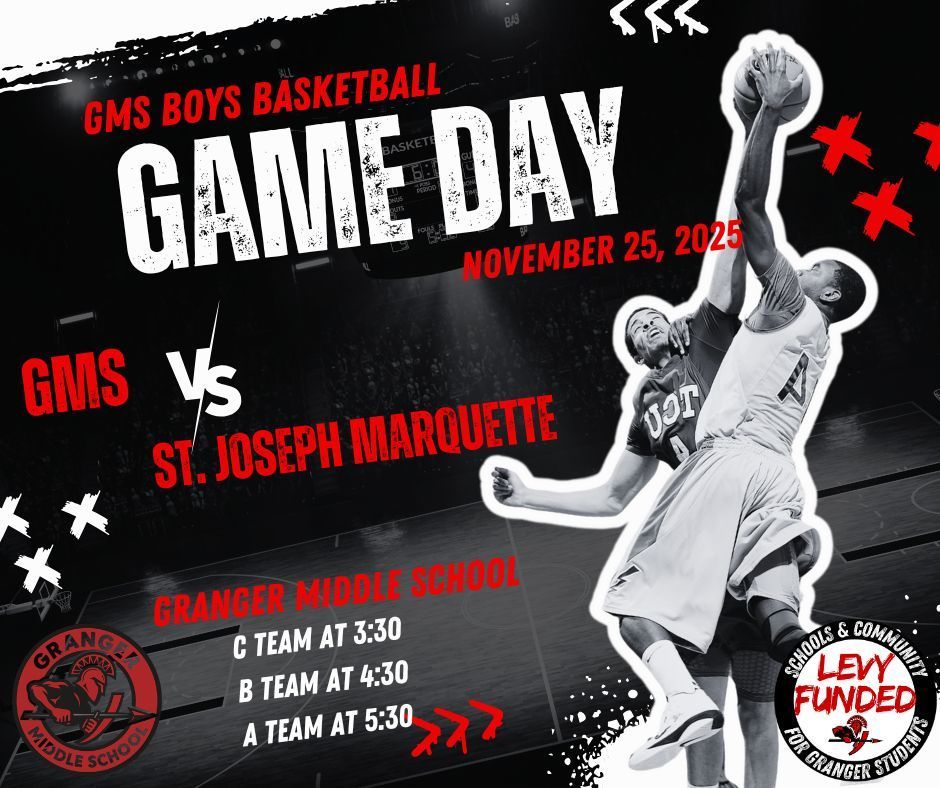 GMS Boys basketball vs St Joseph Marquette at Granger November 25