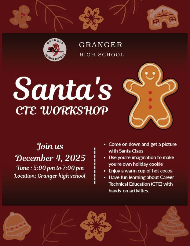 Santa's CTE Workshop 2025: Gingerbread Lane