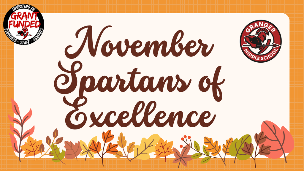 November Spartans of Excellence