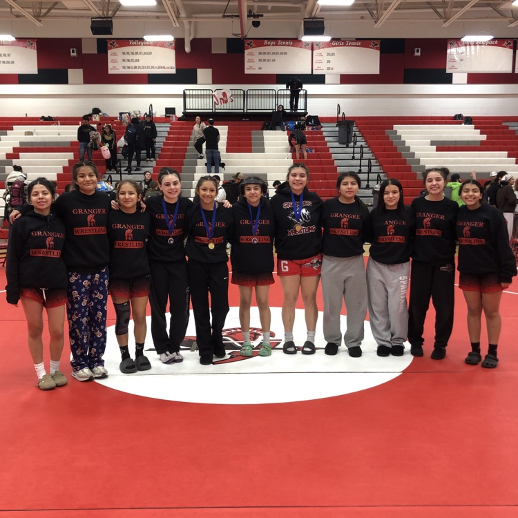 Granger Girls Wrestling 2nd Team League Finish