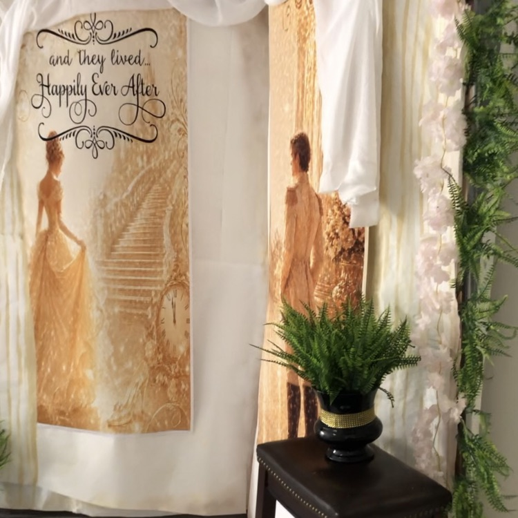 Happily Ever After book backdrop