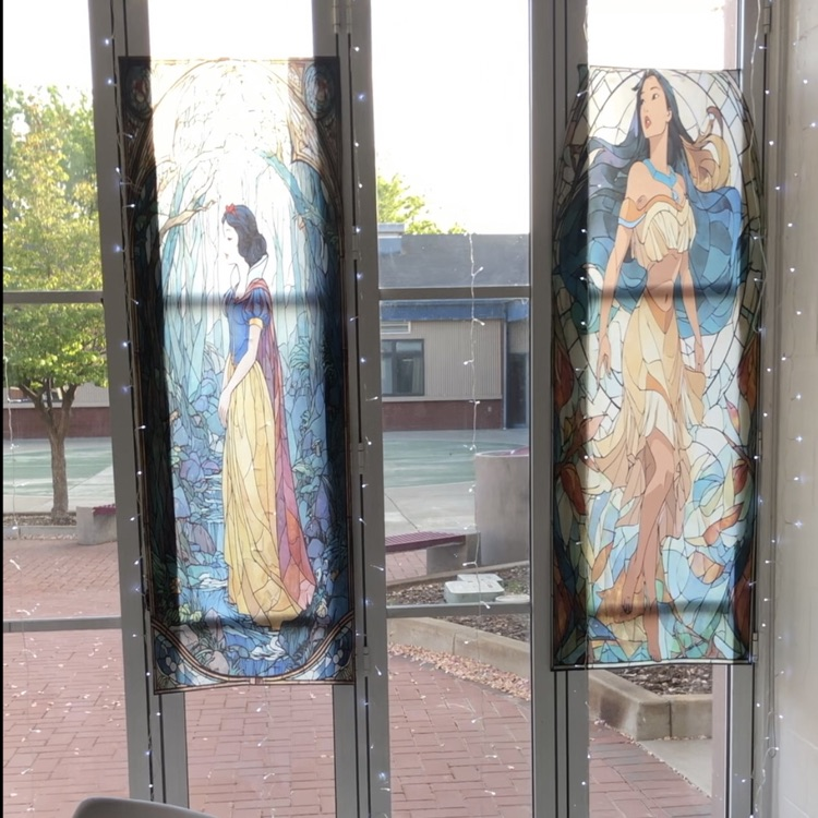 Stained glass image decorations