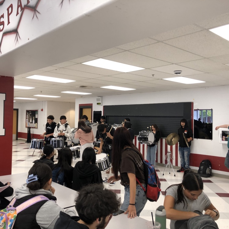 Drumline sending off tennis