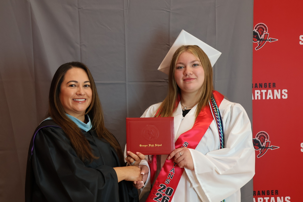 Granger ASB Student with our Board President 